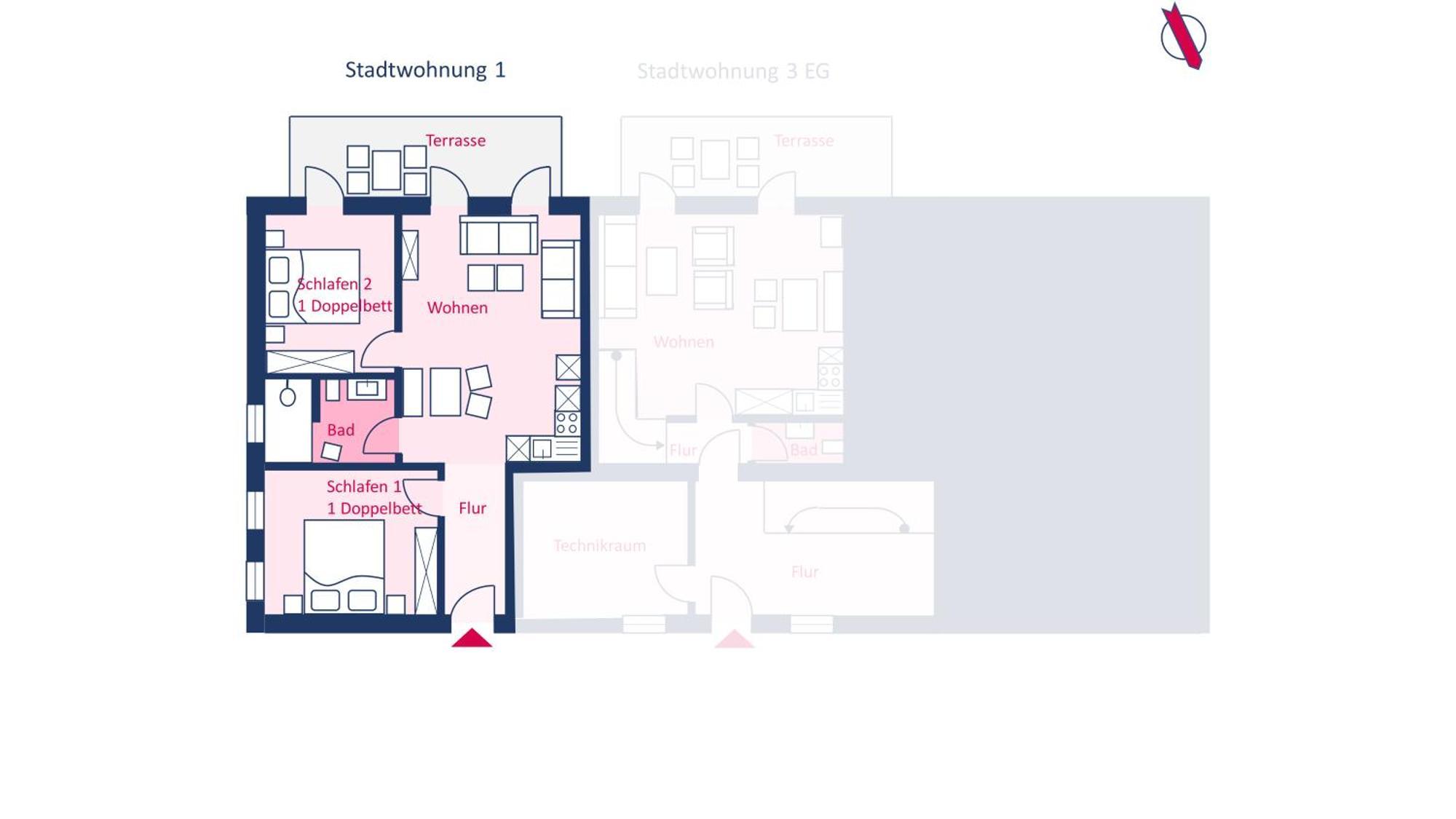 Stadtwohnung 1 Wyk auf Föhr Esterno foto